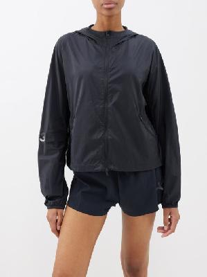 Y-3 - Core Recycled-fibre Hooded Running Jacket - Womens - Black - XS