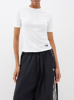 Y-3 - Core Organic-cotton T-shirt - Womens - White - L