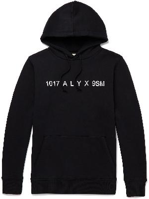 1017 ALYX 9SM - Logo-Print Cotton-Jersey Hoodie
