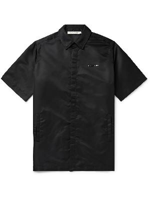1017 ALYX 9SM - Webbing-Trimmed Logo-Appliquéd Nylon Shirt