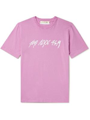1017 ALYX 9SM - Logo-Print Cotton-Jersey T-Shirt