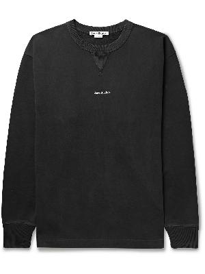 Acne Studios - Logo-Print Cotton-Jersey Sweatshirt