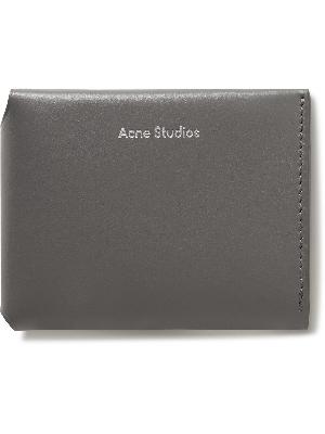 Acne Studios - Logo-Print Leather Trifold Wallet