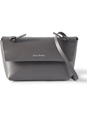 Acne Studios - Small Logo-Print Leather Messenger Bag