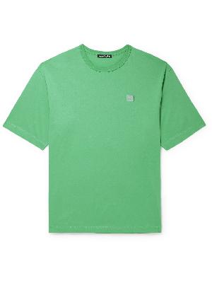 Acne Studios - Exford Oversized Logo-Appliquéd Cotton-Jersey T-Shirt