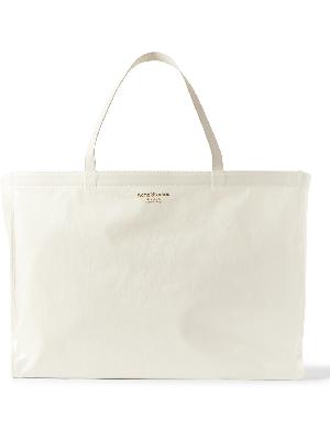 Acne Studios - East-West Leather-Trimmed Coated-Canvas Tote