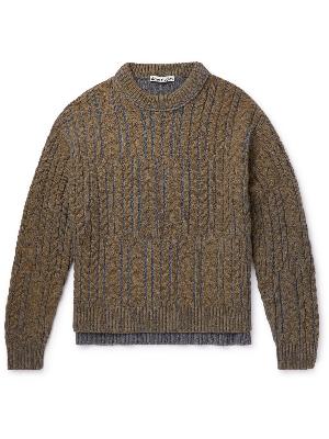 Acne Studios - Kaphael Cable-Knit Wool-Blend Sweater