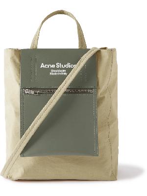 Acne Studios - Shell and Printed Leather Tote Bag