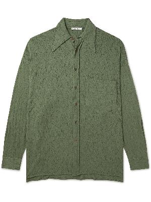 Acne Studios - Oversized Cotton and Modal-Blend Lace Shirt