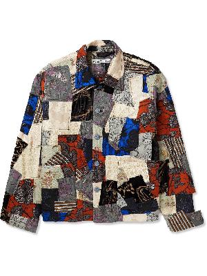 Acne Studios - Patchwork Embroidered Metallic Jacquard Jacket