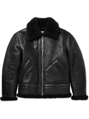 Acne Studios - Shearling-Lined Full-Grain Leather Jacket