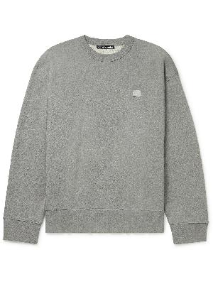 Acne Studios - Forba Logo-Appliquéd Cotton-Jersey Sweatshirt