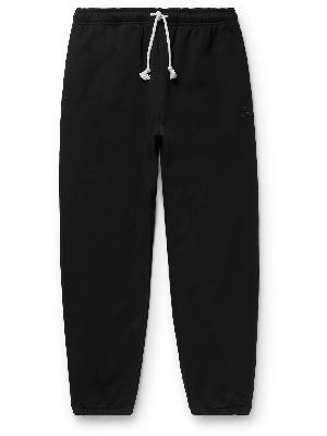 Acne Studios - Tapered Logo-Appliquéd Cotton-Jersey Sweatpants