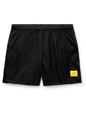 Acne Studios - Slim-Fit Mid-Length Logo-Appliquéd Swim Shorts