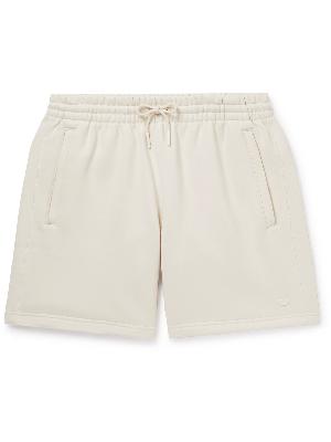 adidas Originals - Straight-Leg Logo-Embroidered Cotton-Jersey Drawstring Shorts