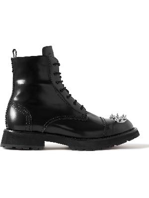 Alexander McQueen - Spiked Leather Boots