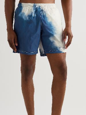 Alexander McQueen - Straight-Leg Long-Length Printed Swim Shorts