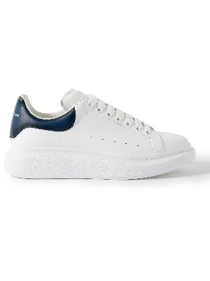 Alexander McQueen - Exaggerated-Sole Leather Sneakers