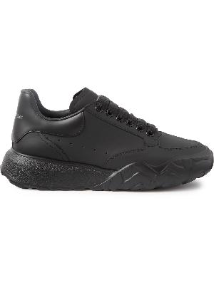 Alexander McQueen - Court Exaggerated-Sole Leather Sneakers