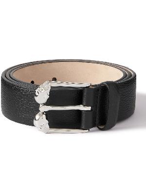 Alexander McQueen - 3.5cm Full-Grain Leather Belt