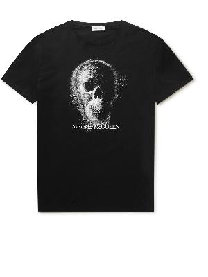 Alexander McQueen - Logo-Print Cotton-Jersey T-Shirt