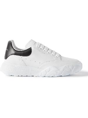 Alexander McQueen - Court Exaggerated-Sole Leather Sneakers