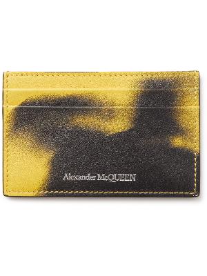 Alexander McQueen - Silhouette Printed Leather Cardholder