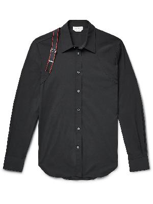 Alexander McQueen - Harness-Detailed Cotton-Blend Shirt