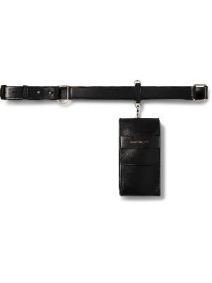 Alexander McQueen - Logo-Print Leather Phone Case with Belt