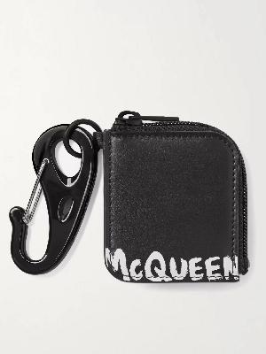 Alexander McQueen - Logo-Print Leather AirPods Case