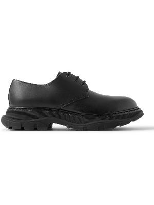 Alexander McQueen - Exaggerated-Sole Leather Derby Shoes