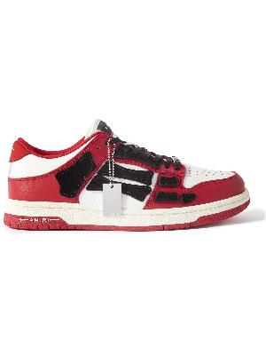 AMIRI - Skel-Top Colour-Block Leather and Suede Sneakers