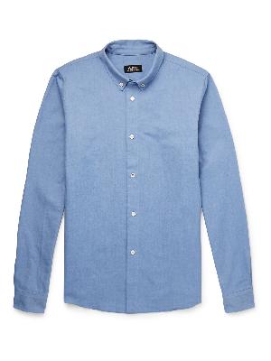 A.P.C. - Slim-Fit Button-Down Collar Cotton Oxford Shirt