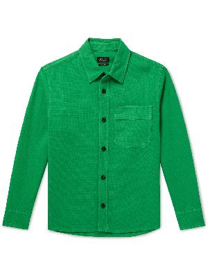 A.P.C. - Basile Cotton and Linen-Blend Overshirt