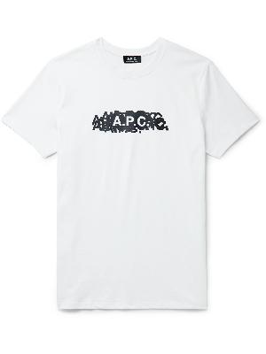 A.P.C. - Logo-Print Cotton-Jersey T-Shirt