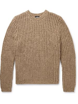 A.P.C. - Heini Ribbed Wool-Blend Sweater