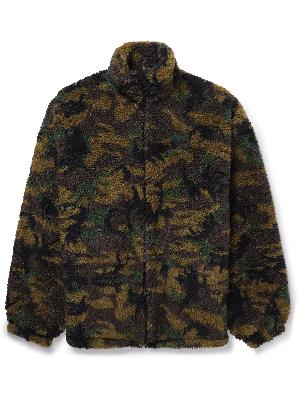 Balenciaga - Oversized Padded Camouflage-Print Fleece Jacket