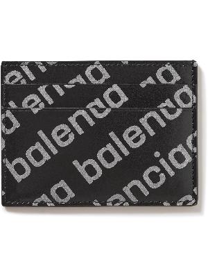 Balenciaga - Logo-Print Leather Cardholder