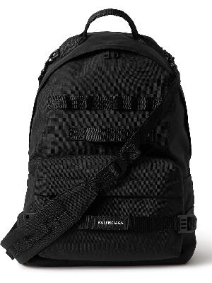 Balenciaga - Army Webbing-Trimmed Recycled Canvas Backpack