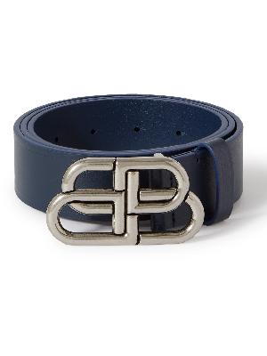 Balenciaga - 3.5cm Logo-Embellished Leather Belt