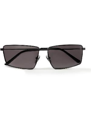 Balenciaga - Rectangle-Frame Metal Sunglasses