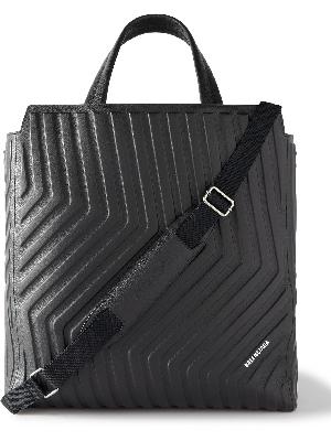 Balenciaga - Car Medium North-South Embossed Full-Grain Leather Tote Bag