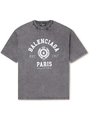 Balenciaga - Logo-Print Cotton-Jersey T-Shirt