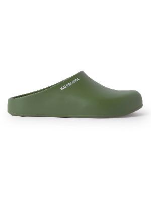 Balenciaga - Pool Logo-Print Rubber Sandals