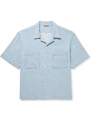 Barena - Solana Cande Camp-Collar Linen-Piqué Shirt