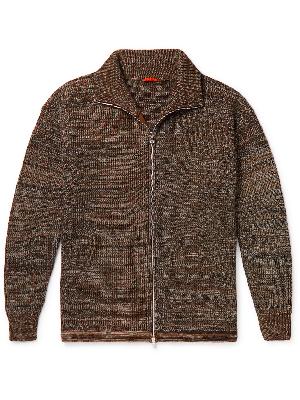Barena - Ribbed Wool Zip-Up Sweater