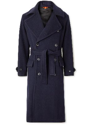 Barena - Leuter Double-Breasted Belted Wool-Blend Overcoat