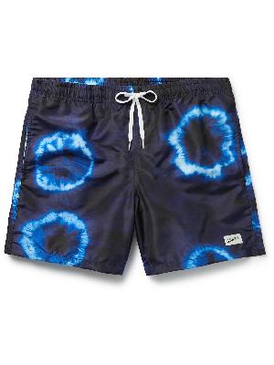 Bather - Straight-Leg Mid-Length Tie-Dyed Recycled Swim Shorts