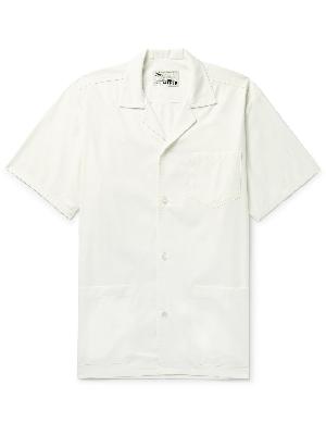 Bather - Traveler Camp-Collar Cotton-Blend Poplin Shirt