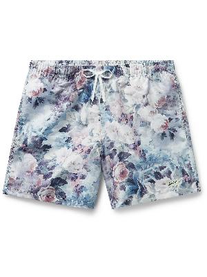 Bather - Rose Garden Straight-Leg Short-Length Printed Recycled Swim Shorts